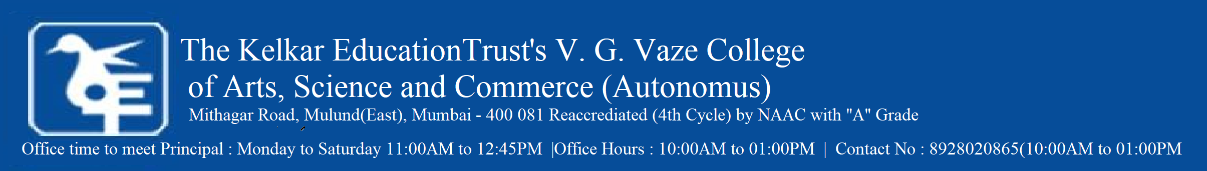 KET's V. G. Vaze College of Arts, Science and Commerce (Autonomous)